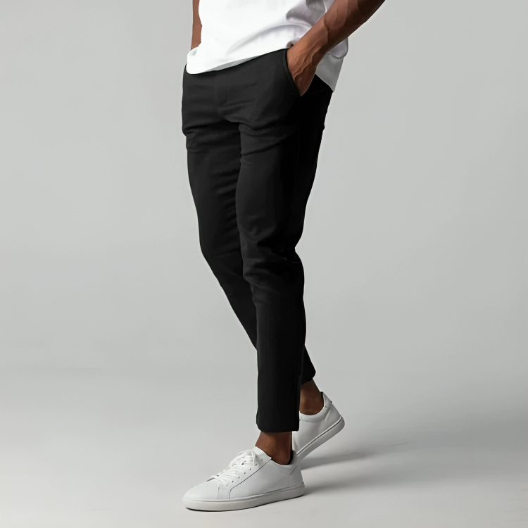 King Shop Pantalons chino extensibles pour hommes