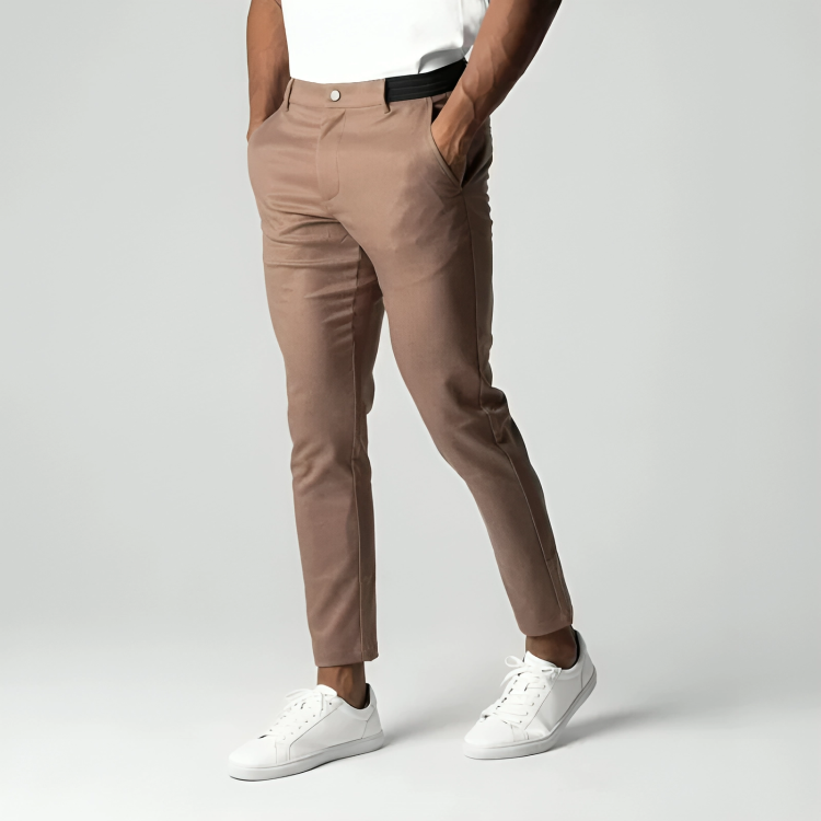 King Shop Pantalons chino extensibles pour hommes