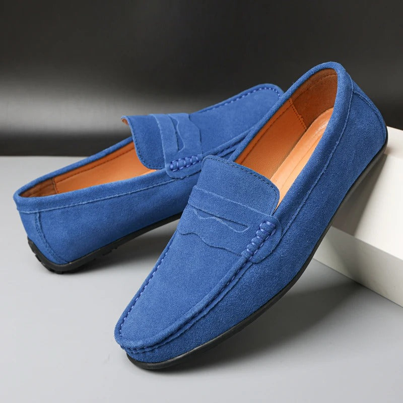 King Shop Mocassins Luxueux en Daim