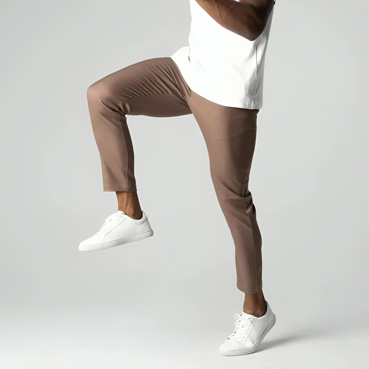 King Shop Pantalons chino extensibles pour hommes