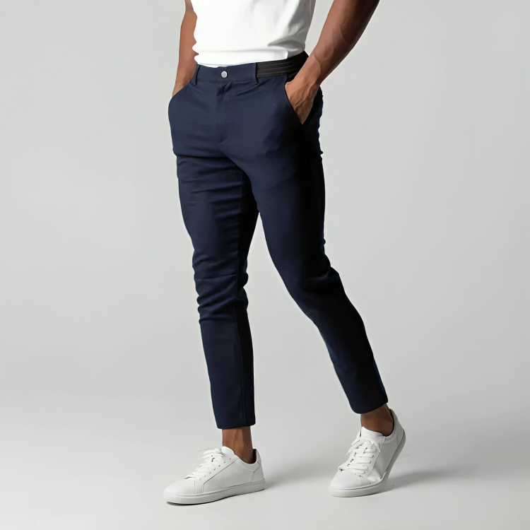 King Shop Pantalons chino extensibles pour hommes