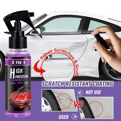 Spray de revêtement de voiture haute protection 3 en 1